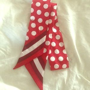 Coach silk scarf 🧣